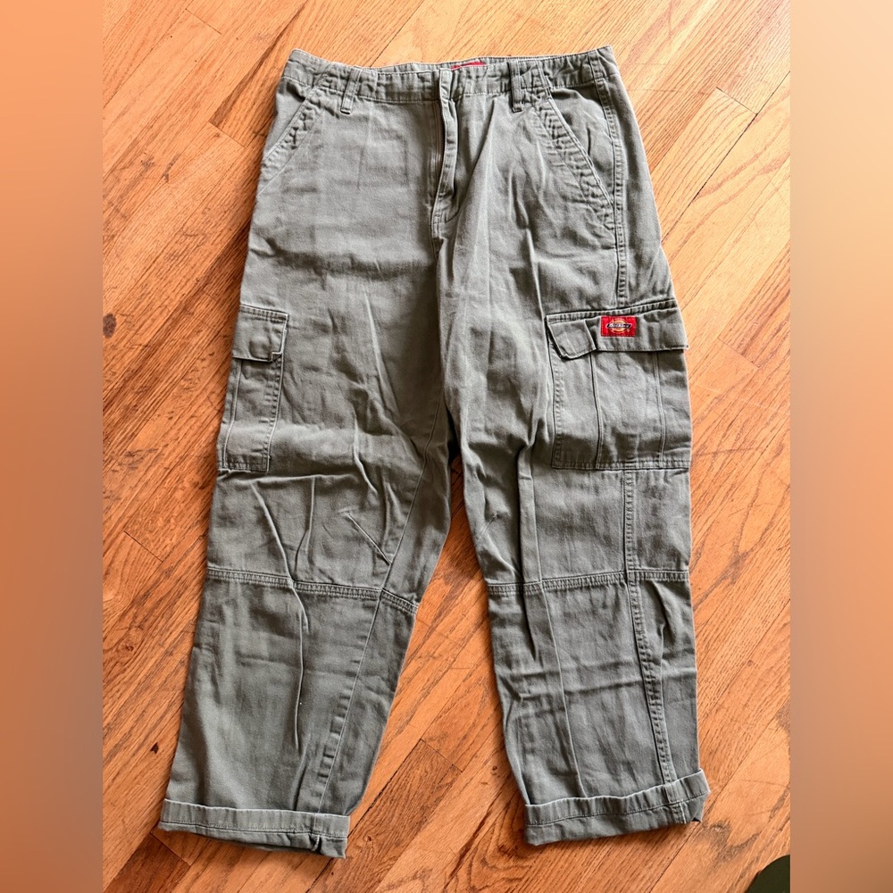 Dickies Women's Cargo Pants in Olive